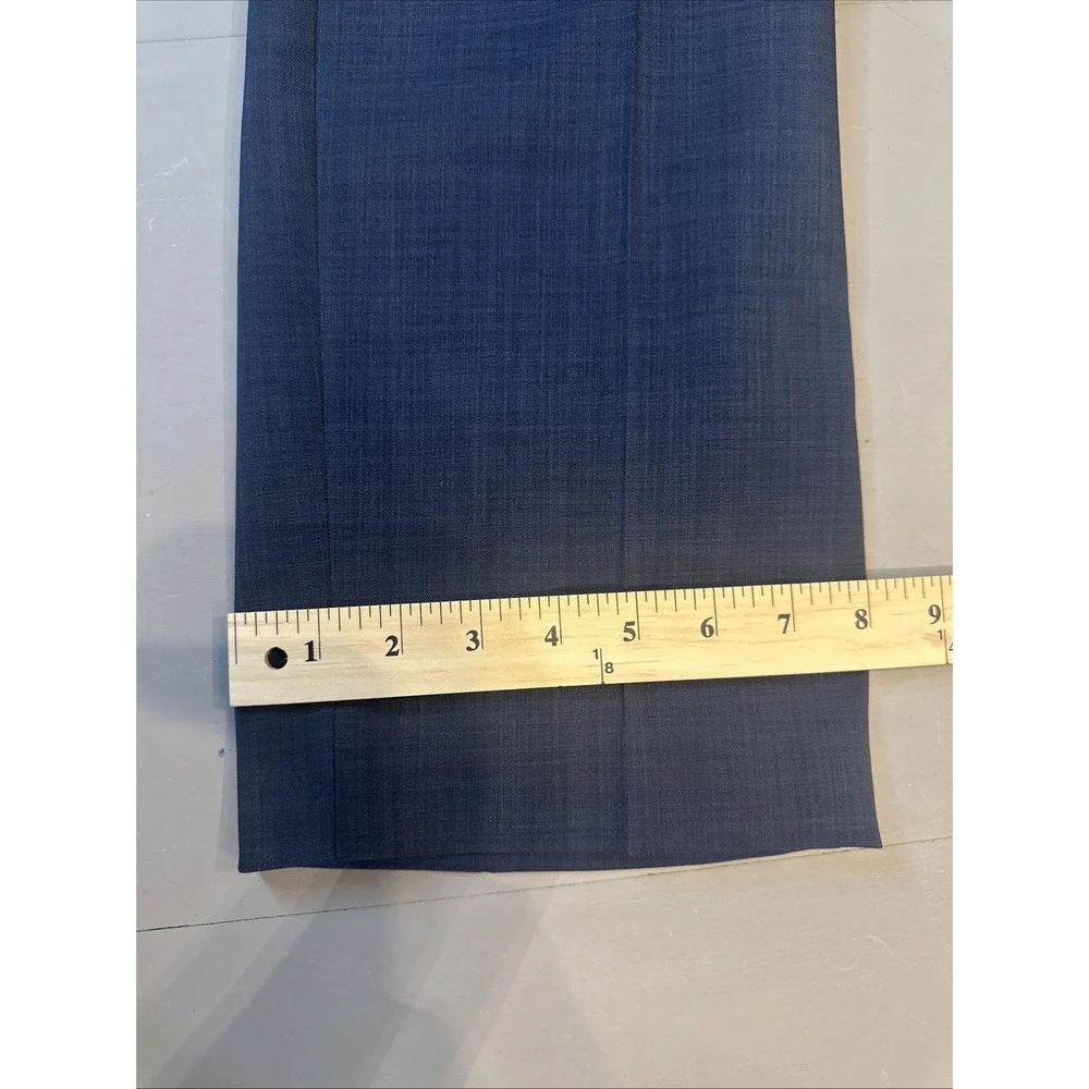 Michael Kors Dress Pants Mens 33Wx30L Blue‎ Dress  Pants Classic Slacks - Picture 15 of 15